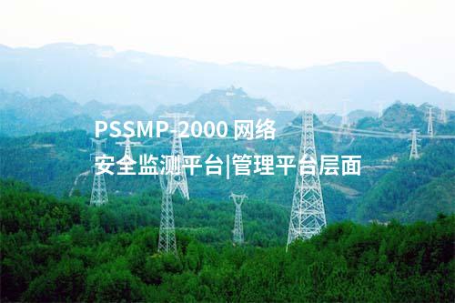 PSSMP-2000 網(wǎng)絡(luò)安全監(jiān)測(cè)平臺(tái)|管理平臺(tái)層面